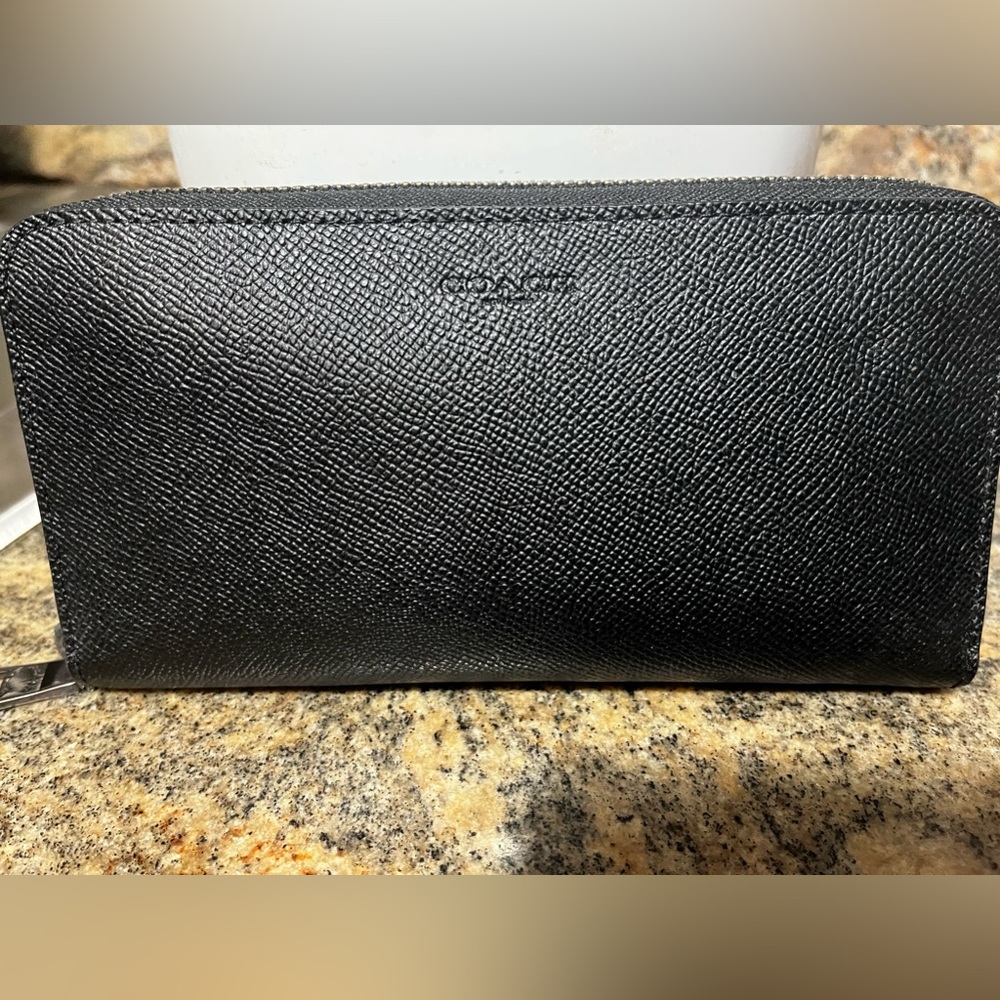 Black coach wallet